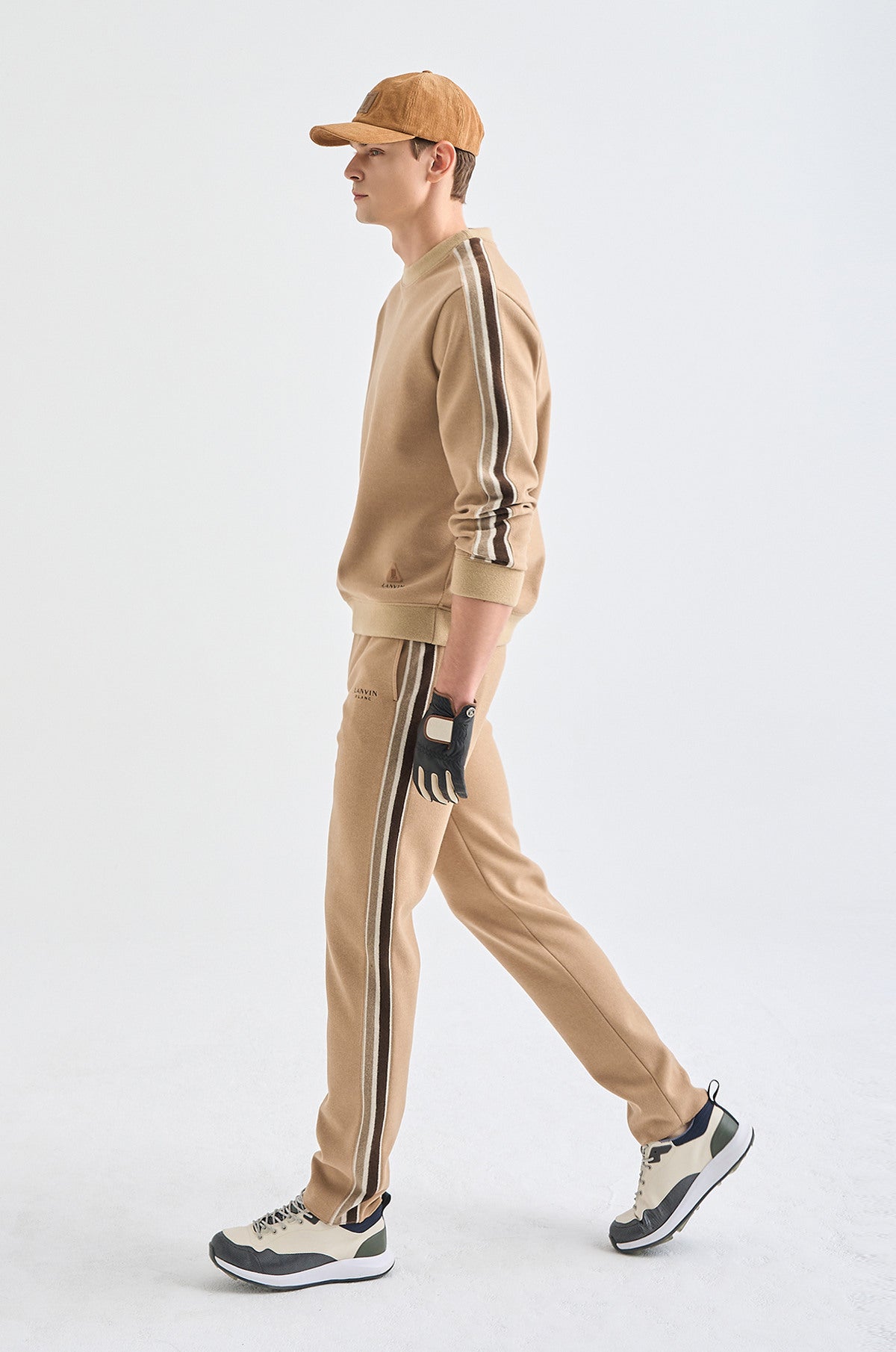 Lanvin Blanc Men's Sweater - Camel - Erthe Golf