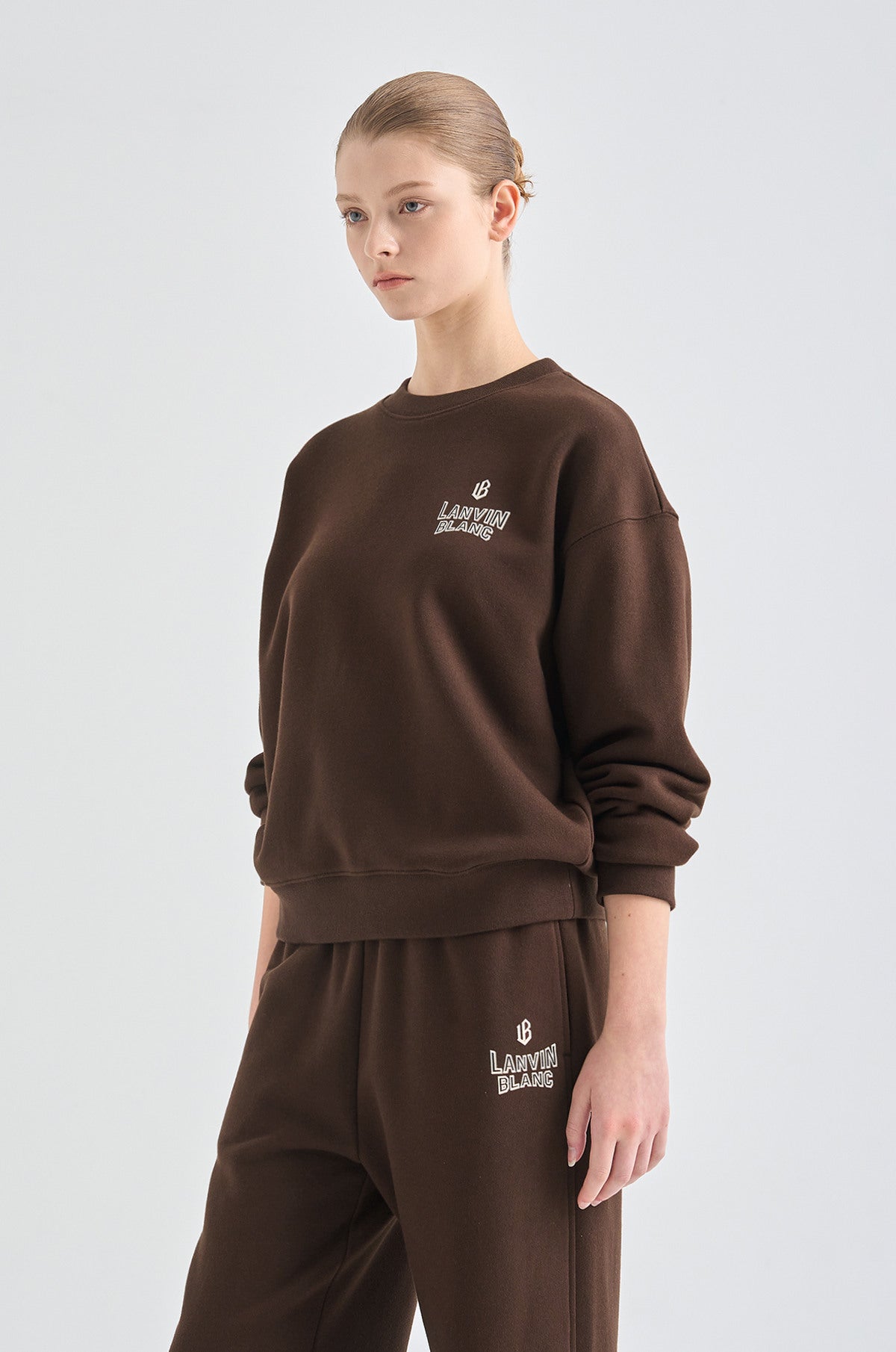 Lanvin Blanc Women&#39;s Sweatshirt - Burgundy - Erthe Golf
