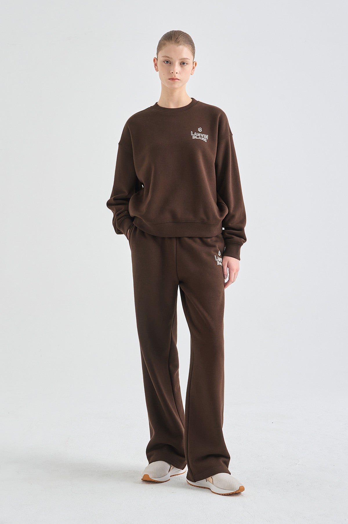 Lanvin Blanc Women&#39;s Sweatshirt - Burgundy - Erthe Golf