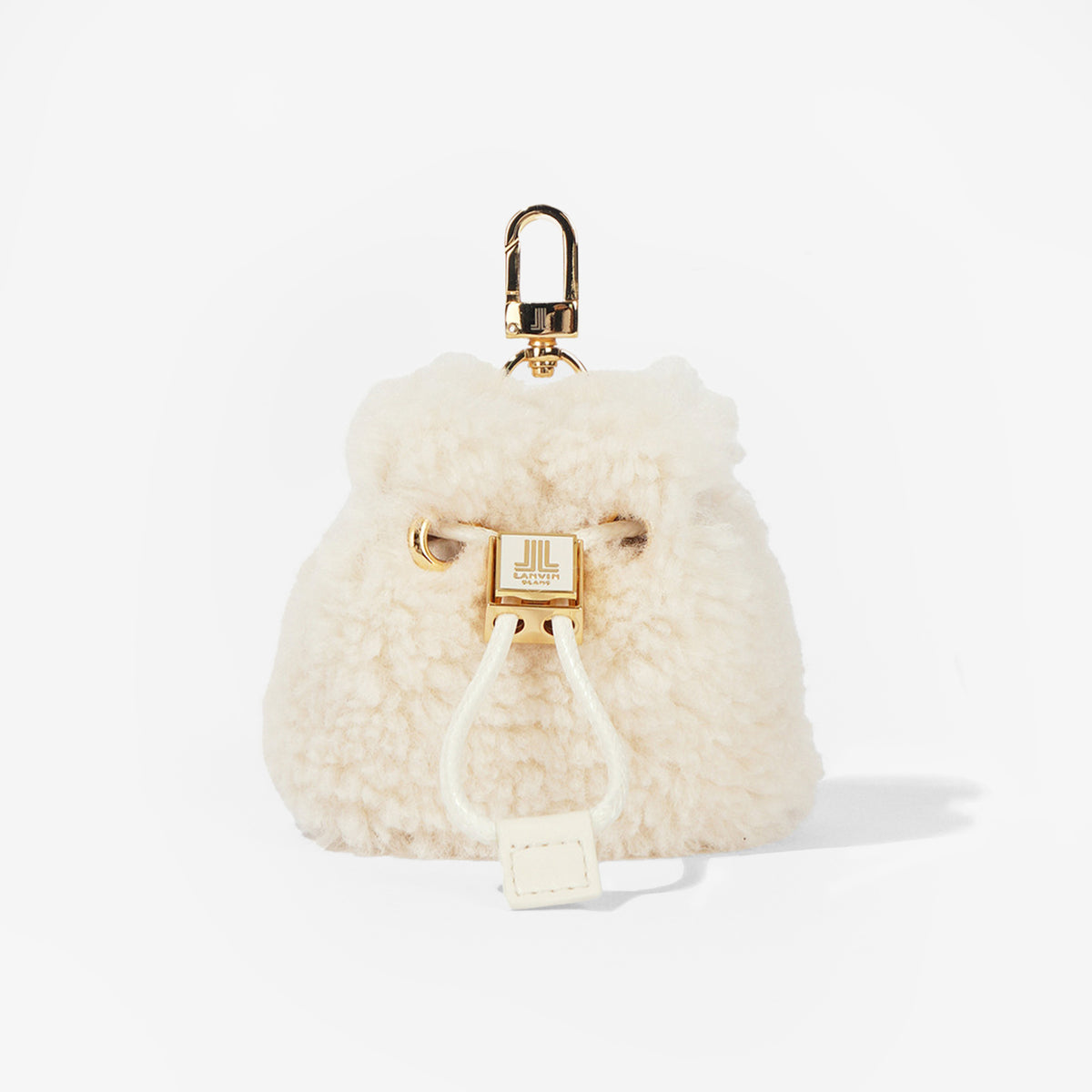 Lanvin Blanc Fluffy Ball Bag - Ivory - Erthe Golf