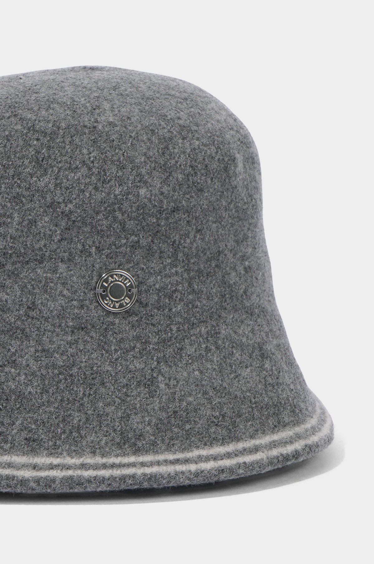 Lanvin Blanc Bucket Hat - Light Grey