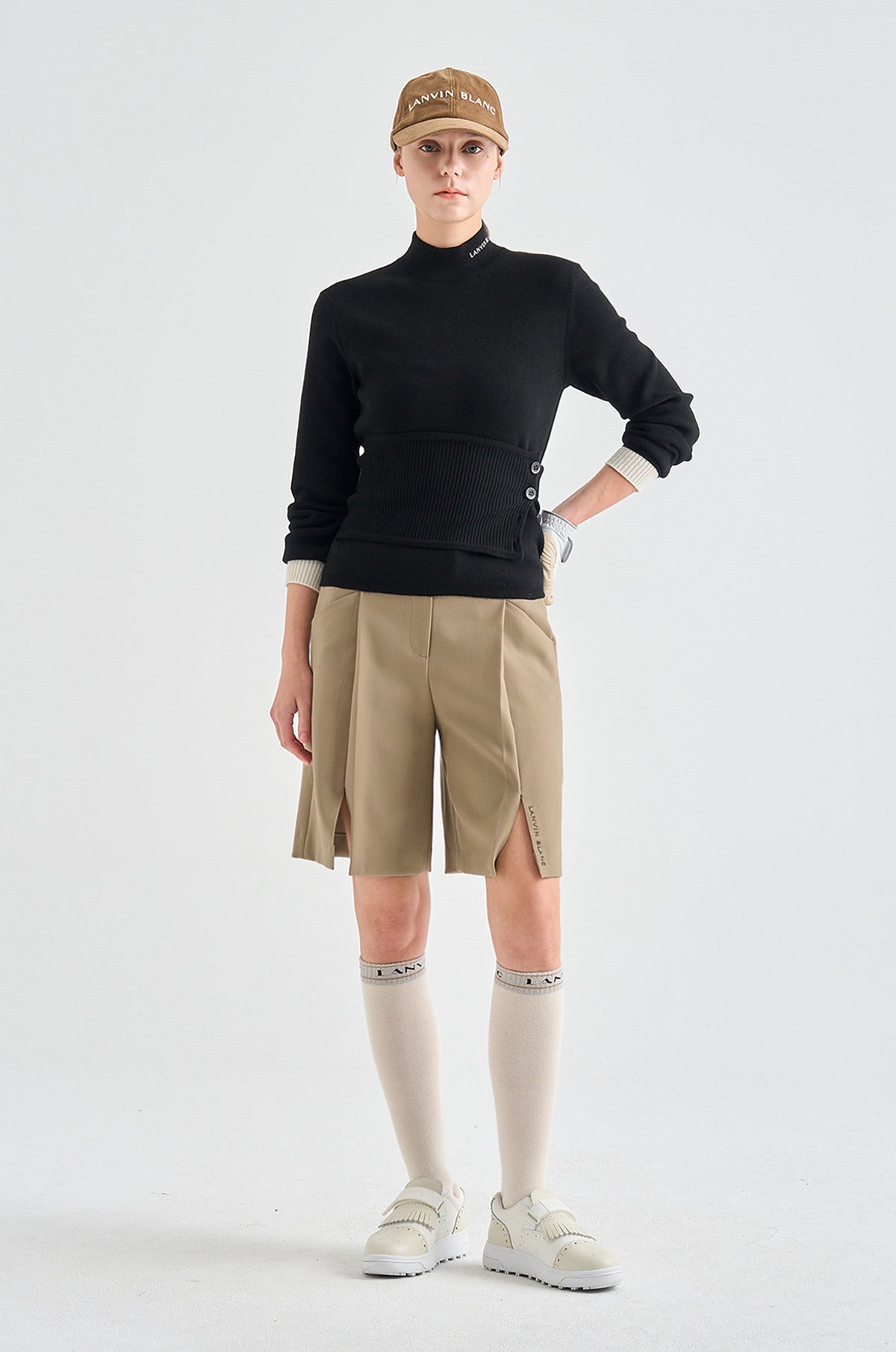 Lanvin Blanc Women's Sweater - Black - Erthe Golf