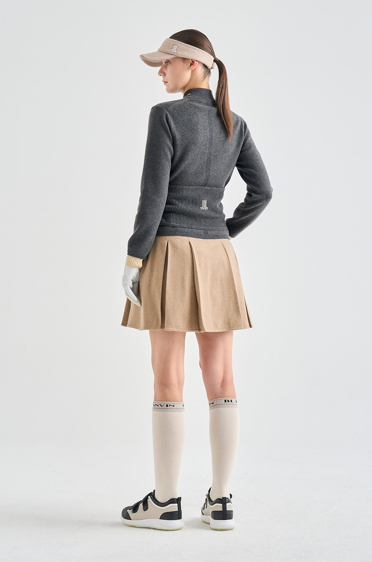 Lanvin Blanc Women's Sweater - Grey - Erthe Golf