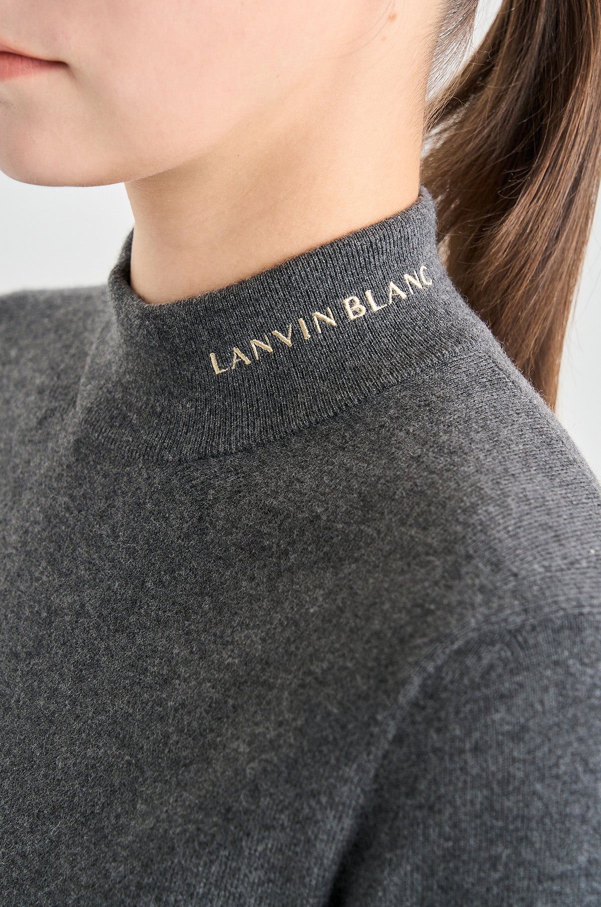 Lanvin Blanc Women&#39;s Sweater - Grey - Erthe Golf