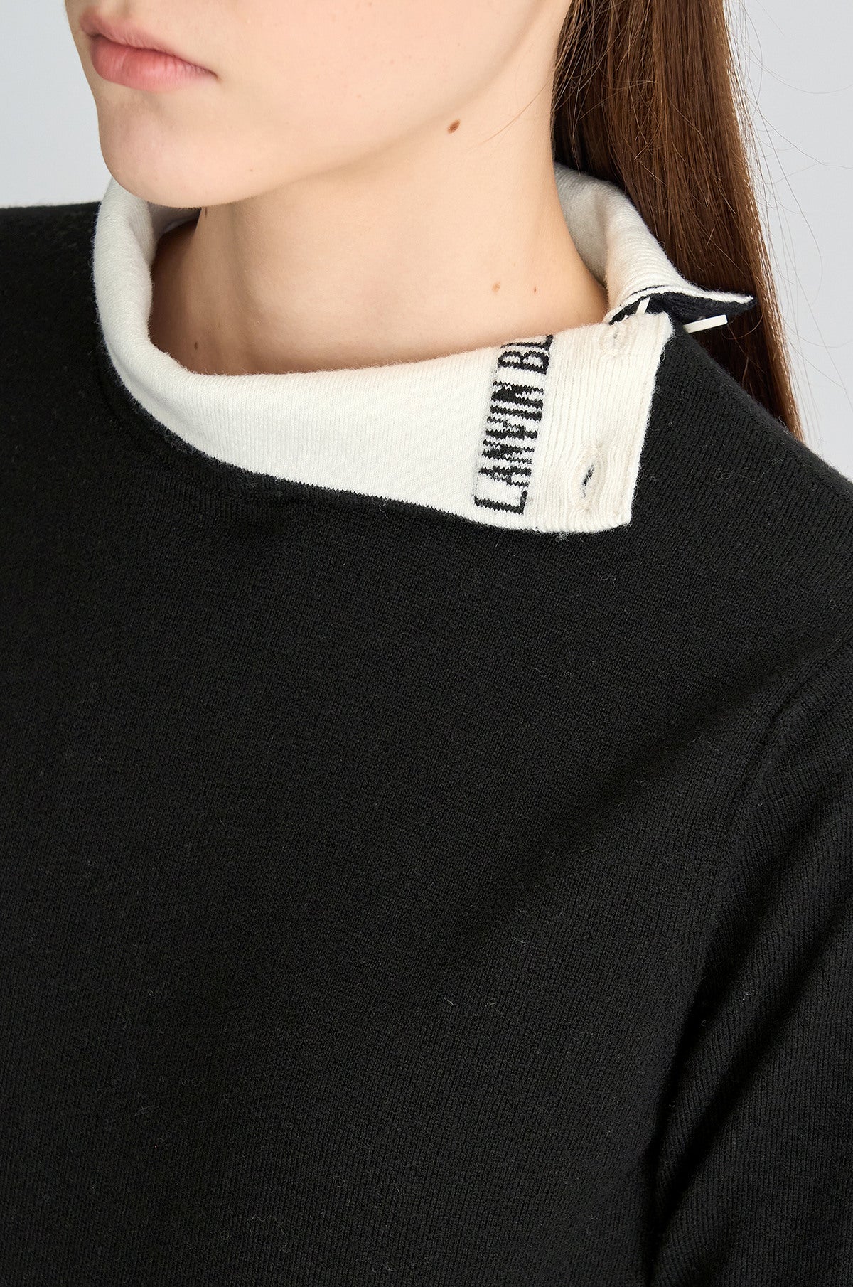 Lanvin Blanc Women's Turtle Neck Top - Black - Erthe Golf