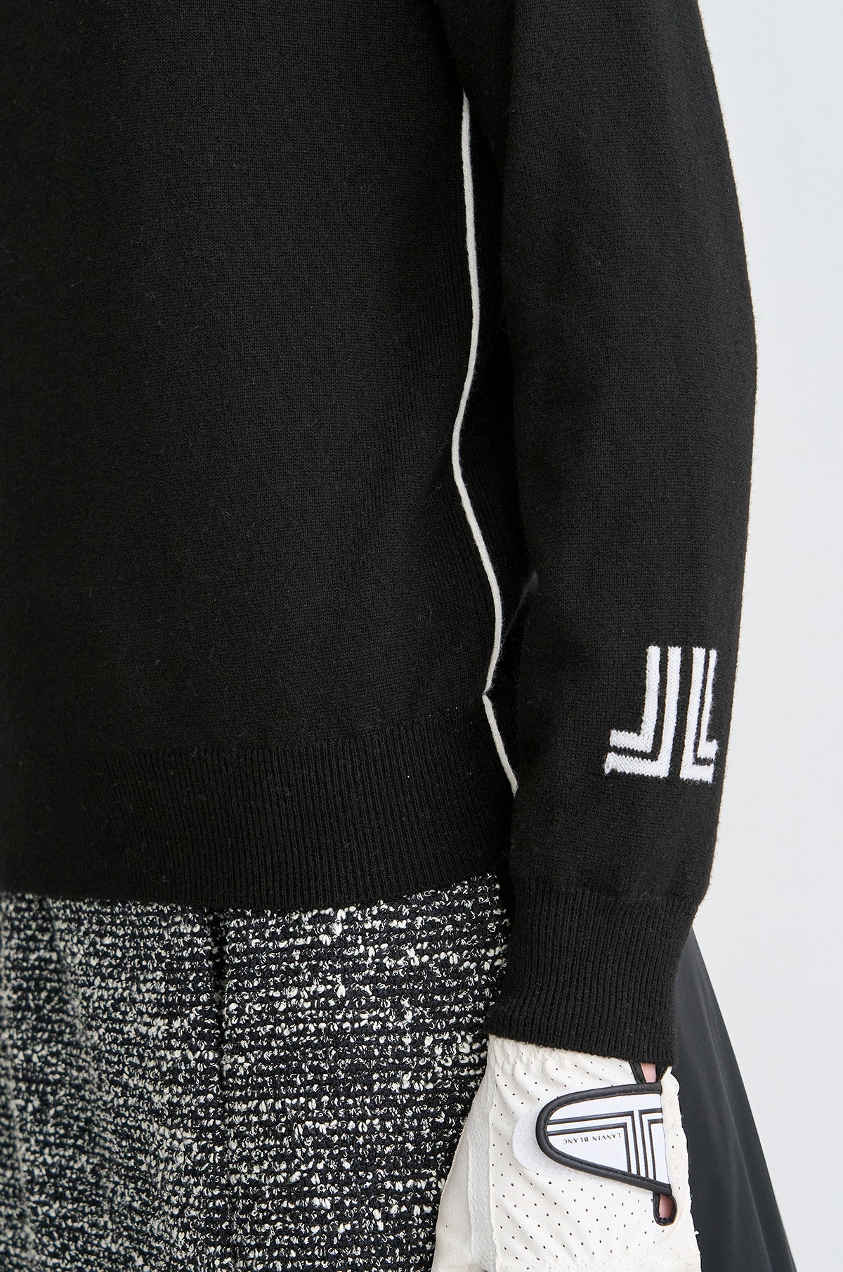 Lanvin Blanc Women's Turtle Neck Top - Black - Erthe Golf