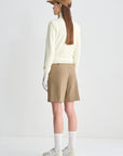 Lanvin Blanc Women's Turtle Neck Top - Ivory - Erthe Golf