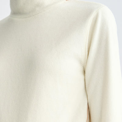 Lanvin Blanc Women's Turtle Neck Top - Ivory - Erthe Golf