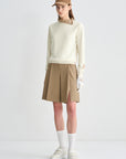 Lanvin Blanc Women's Turtle Neck Top - Ivory - Erthe Golf