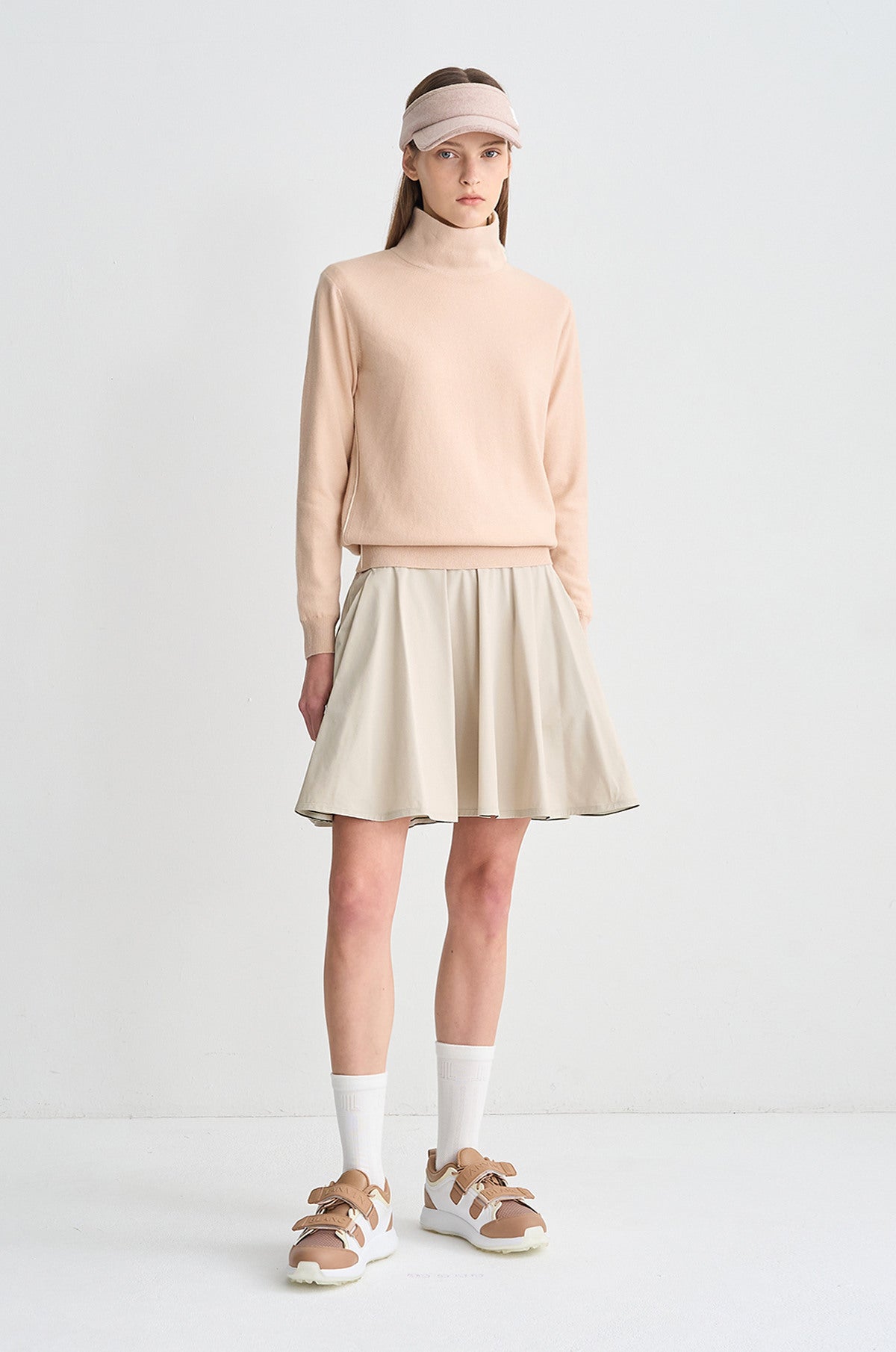 Lanvin Blanc Women's Turtle Neck Top - Pink - Erthe Golf