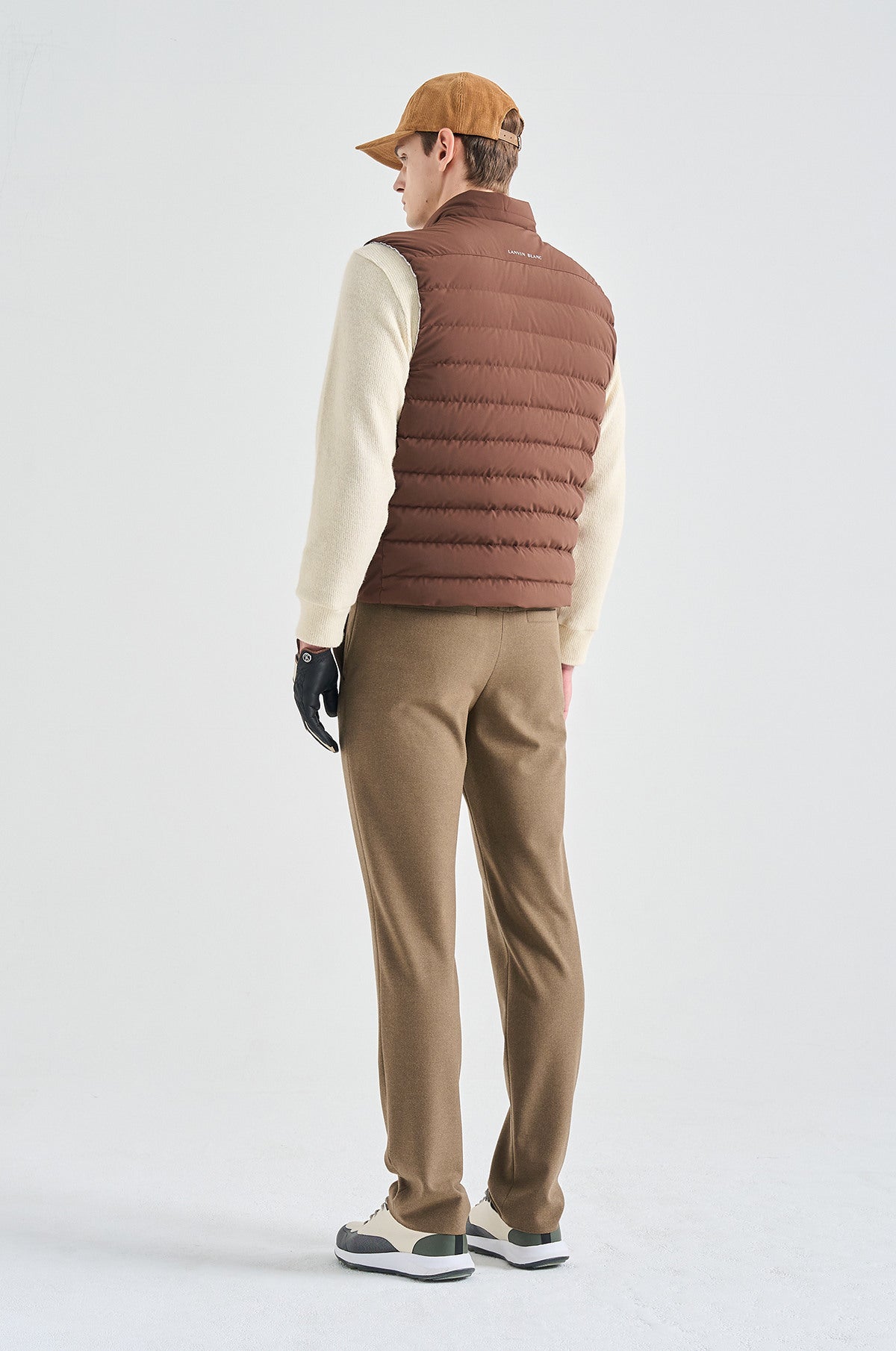 Lanvin Blanc Men's Vest - Brown - Erthe Golf