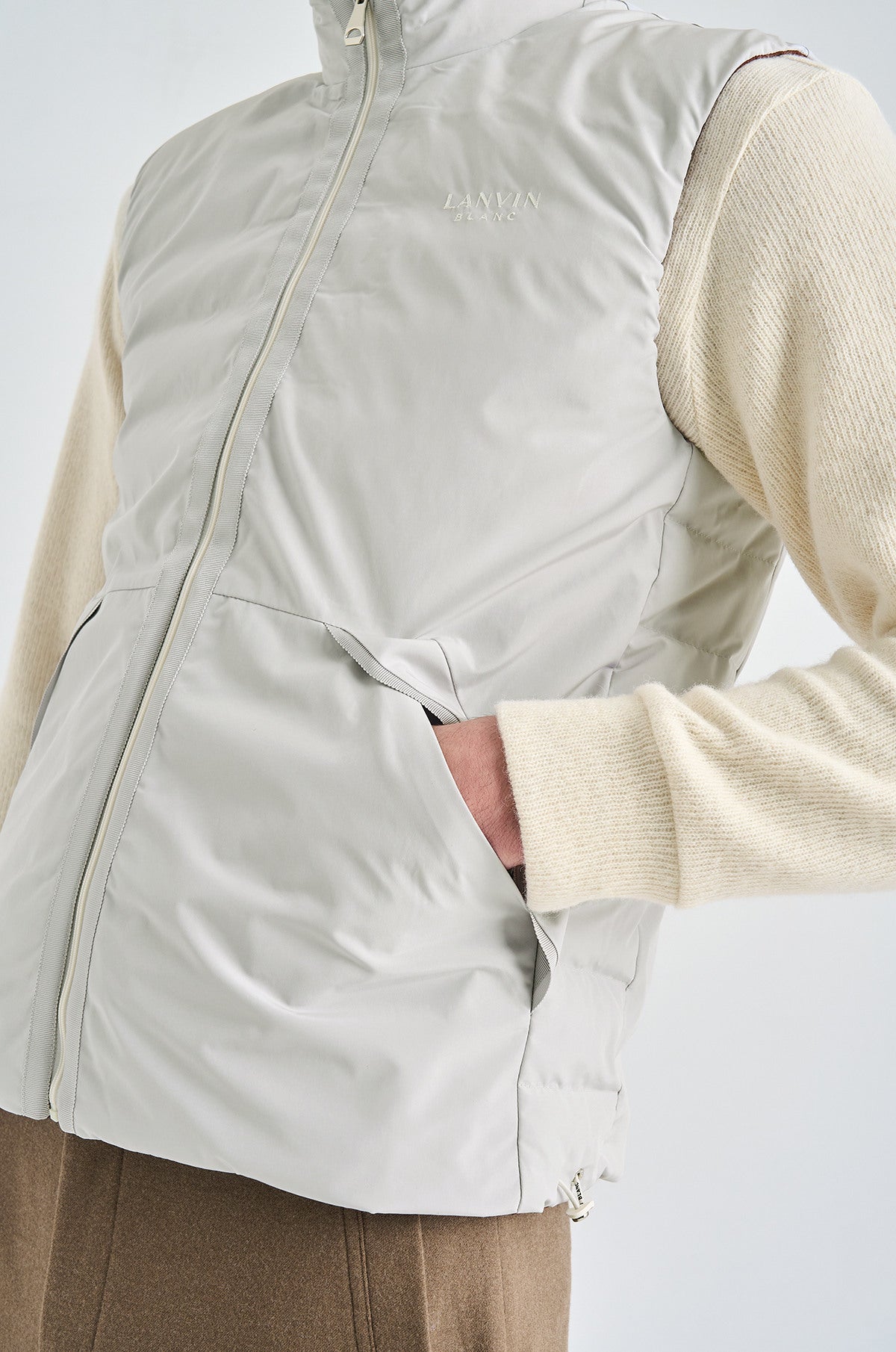 Lanvin Blanc Men's Vest - White - Erthe Golf