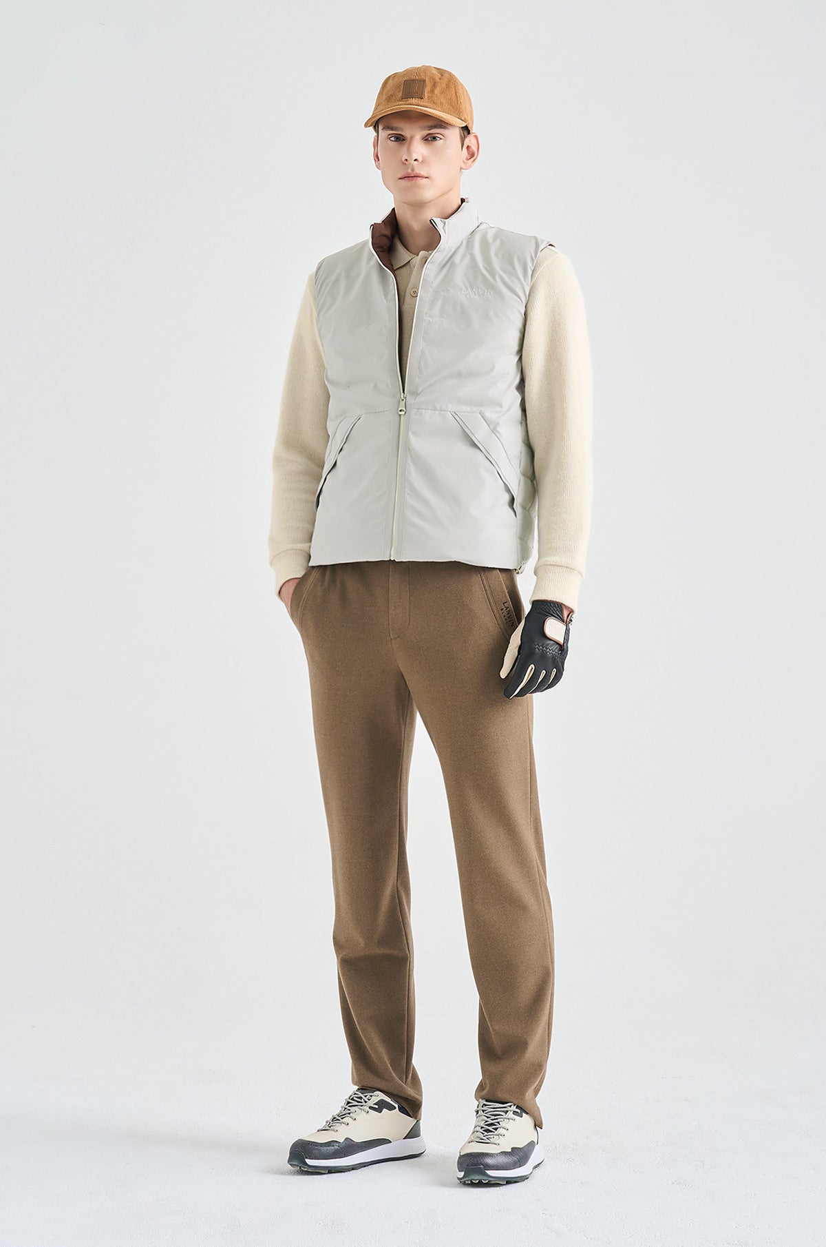 Lanvin Blanc Men&#39;s Vest - White - Erthe Golf