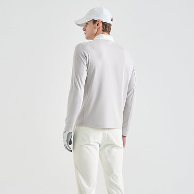 Lanvin Blanc Men's Polo - Light Grey - Erthe Golf