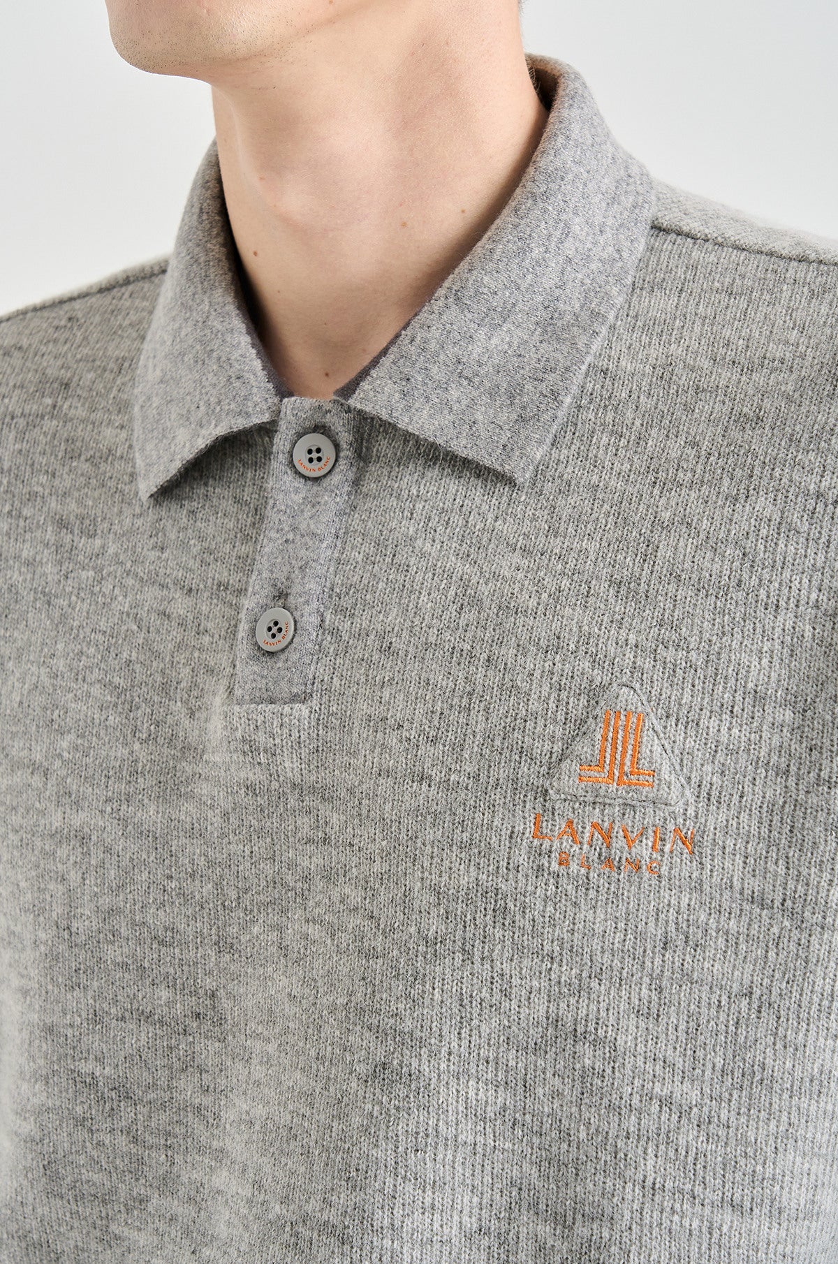 Lanvin Blanc Men's Sweater - Grey - Erthe Golf