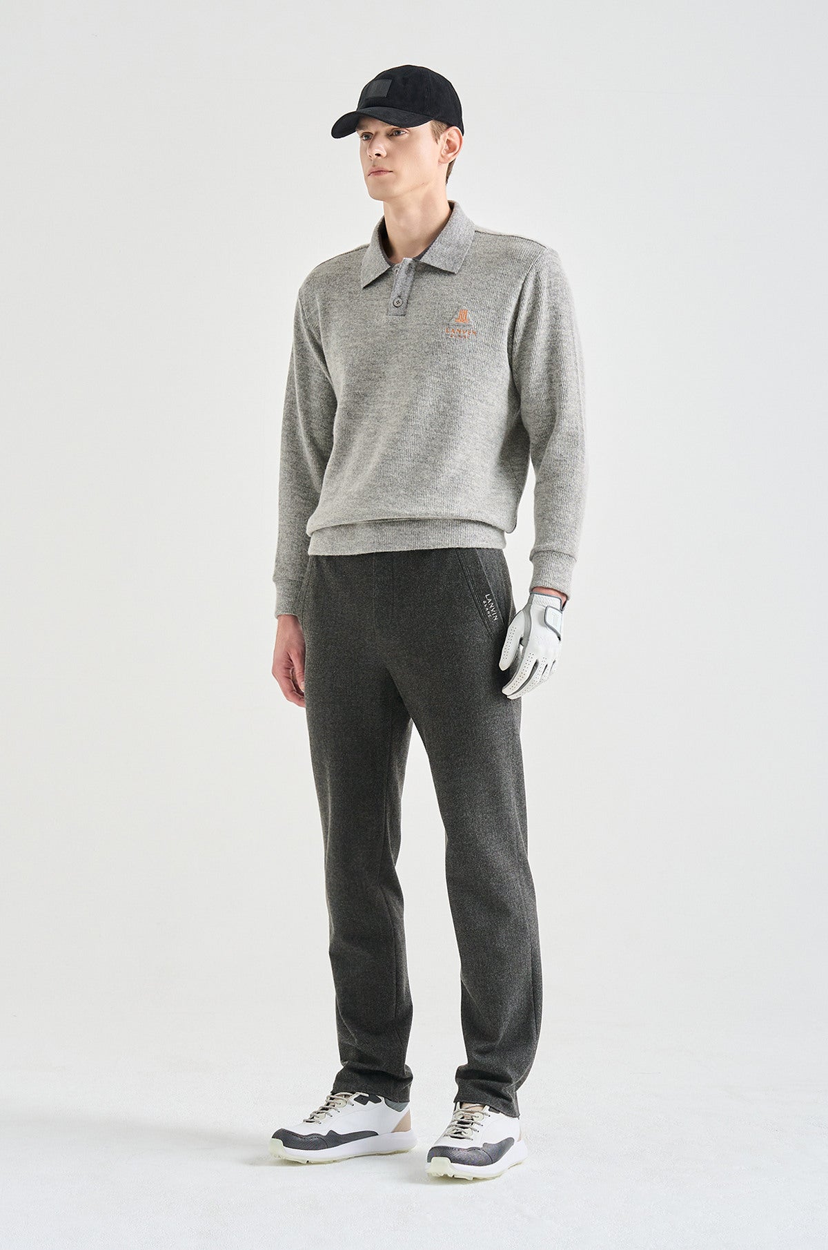 Lanvin Blanc Men's Sweater - Grey - Erthe Golf