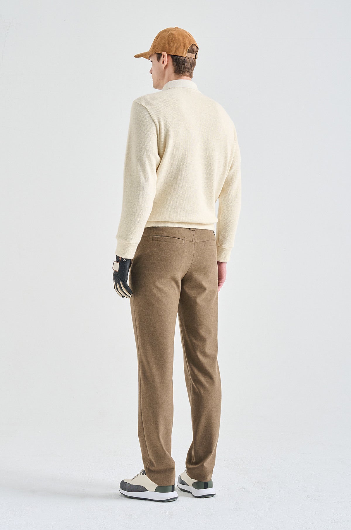 Lanvin Blanc Men's Sweater - Oatmeal - Erthe Golf