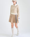 Lanvin Blanc Women's Sweater - Camel - Erthe Golf