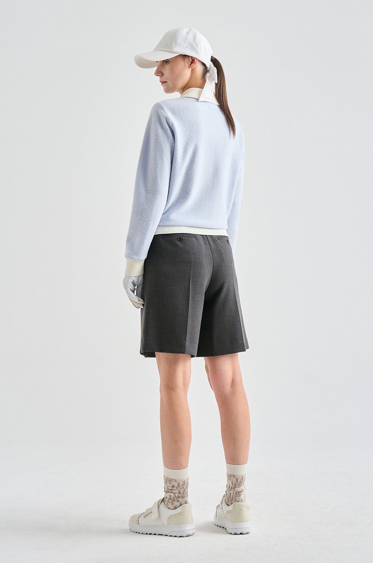 Lanvin Blanc Women's Sweater - Ice Blue - Erthe Golf