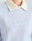 Lanvin Blanc Women's Sweater - Ice Blue - Erthe Golf