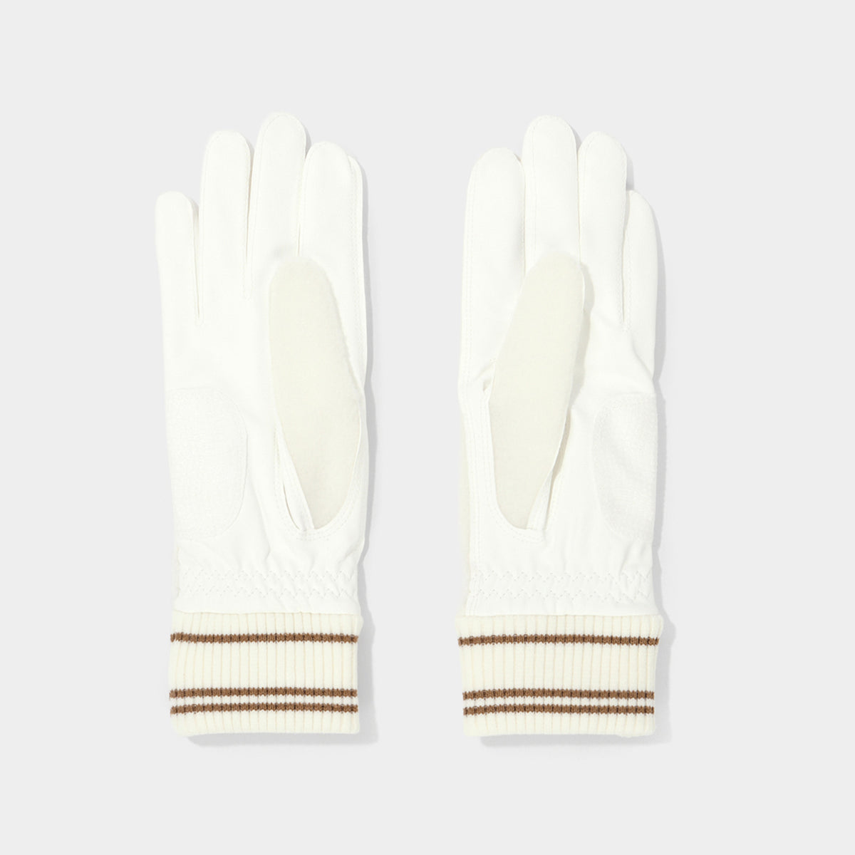 Women's Fleece Gloves - Ivory - Erthe Golf
