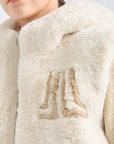 Women's Fur Vest - Ivory - Erthe Golf