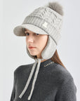Women's Knit Hat - Gray - Erthe Golf