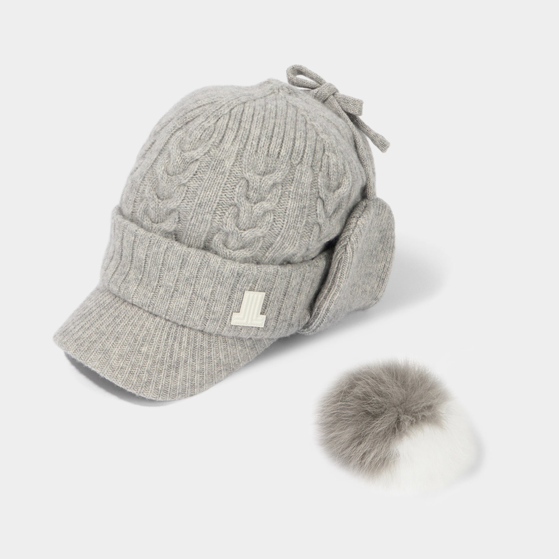 Women's Knit Hat - Gray - Erthe Golf
