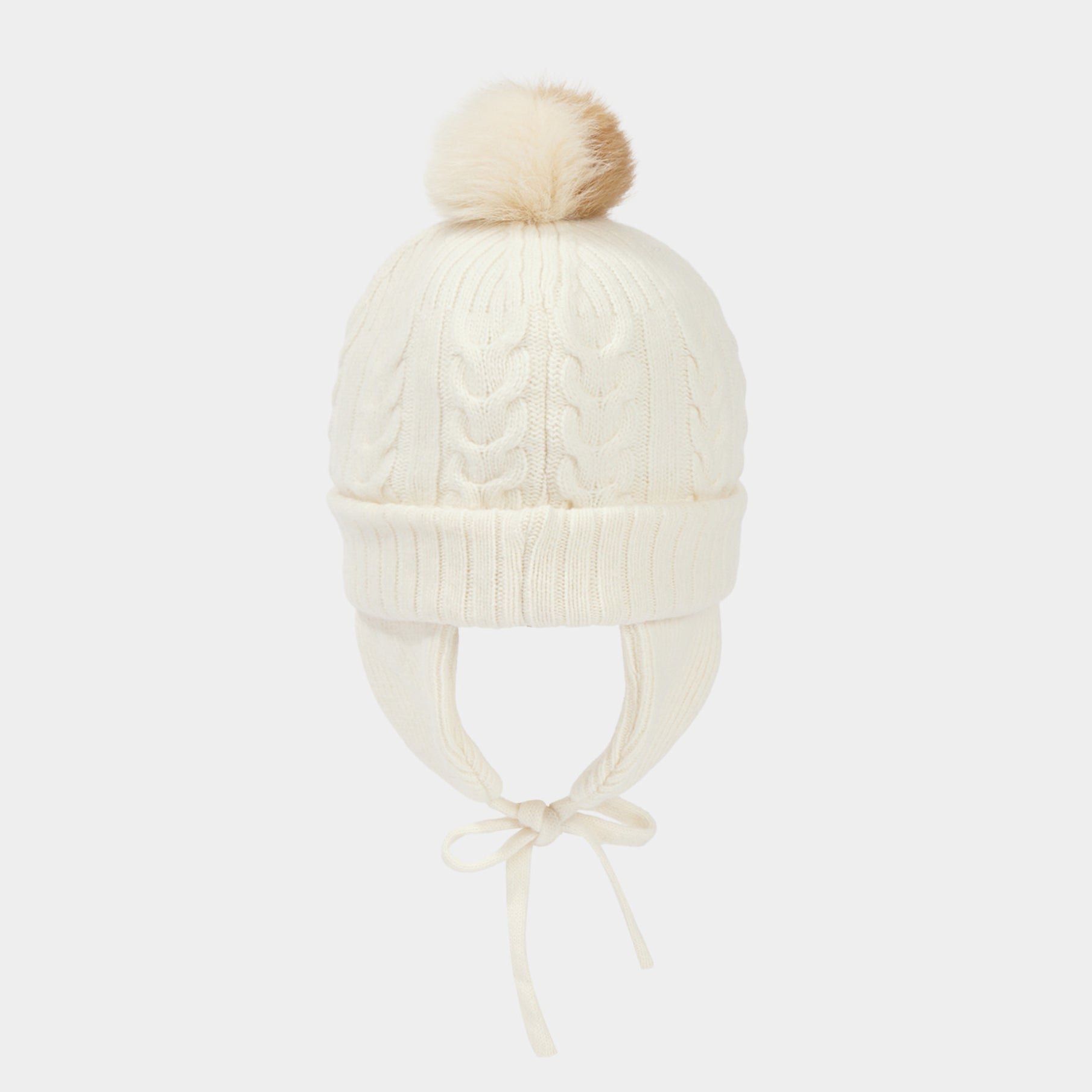 Women&#39;s Knit Hat - Ivory - Erthe Golf