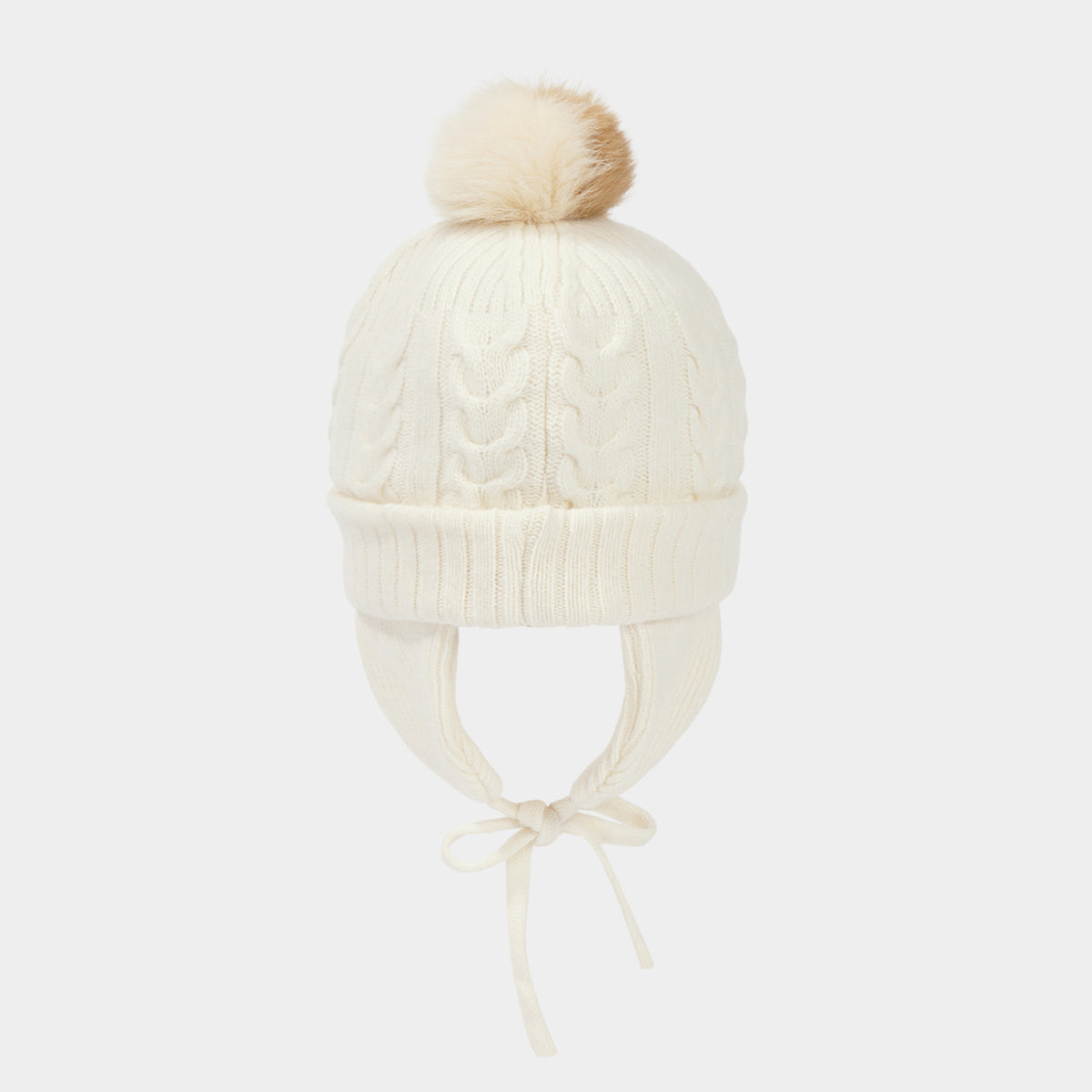 Women's Knit Hat - Ivory - Erthe Golf