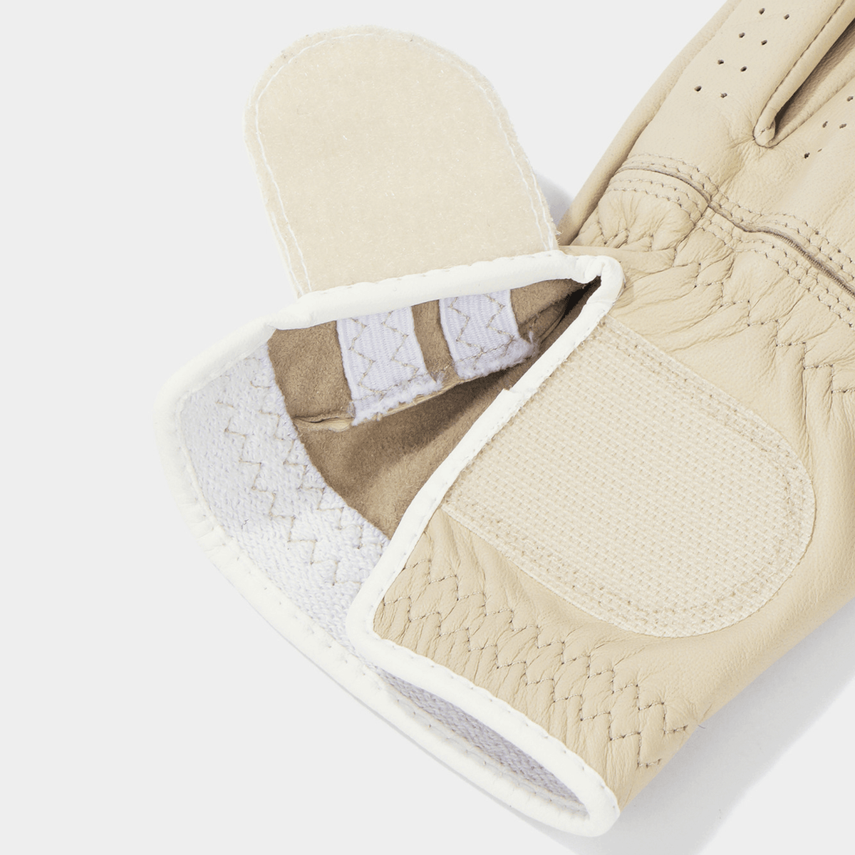 Lambskin Left Hand Glove - Light Beige - Erthe Golf
