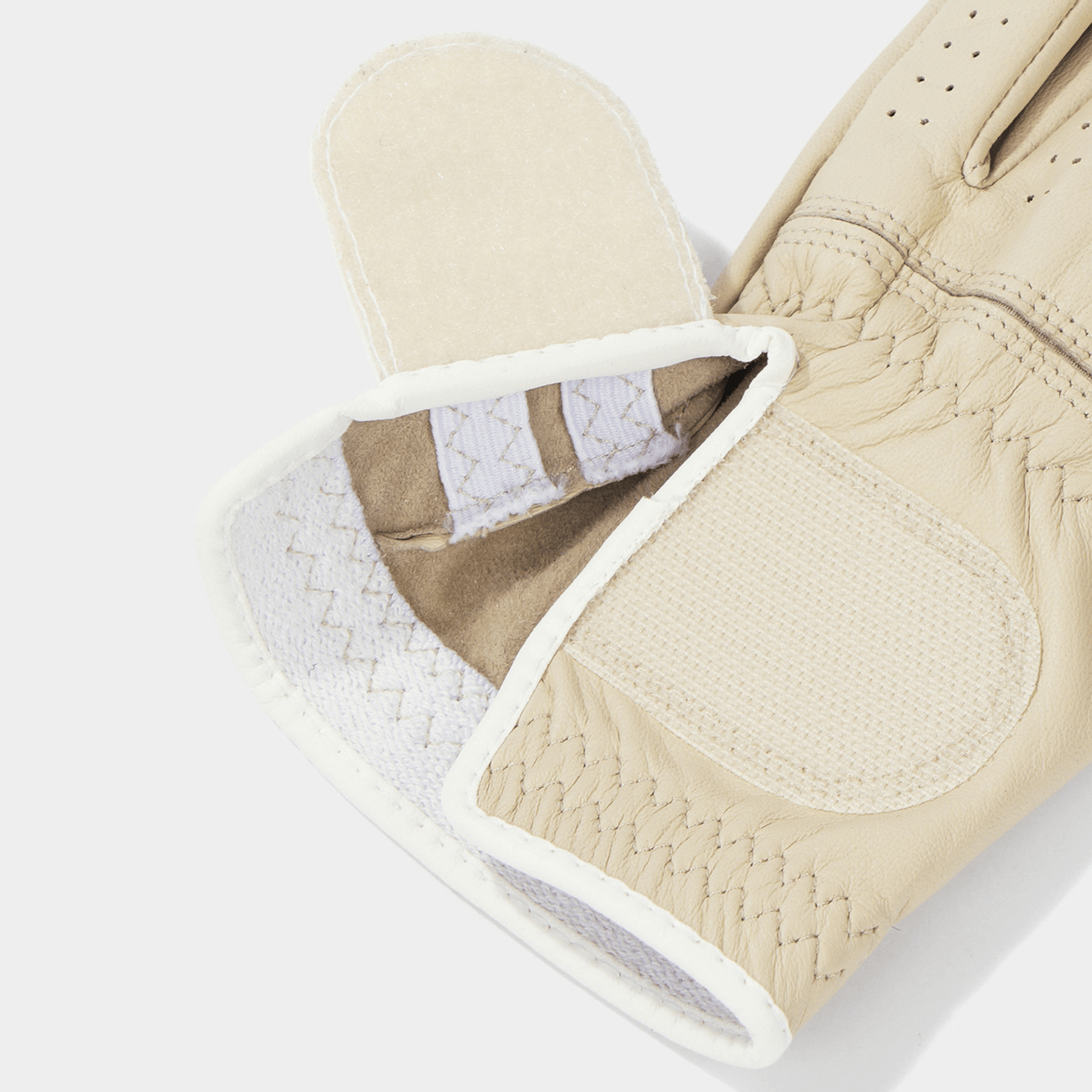 Lambskin Left Hand Glove - Light Beige - Erthe Golf