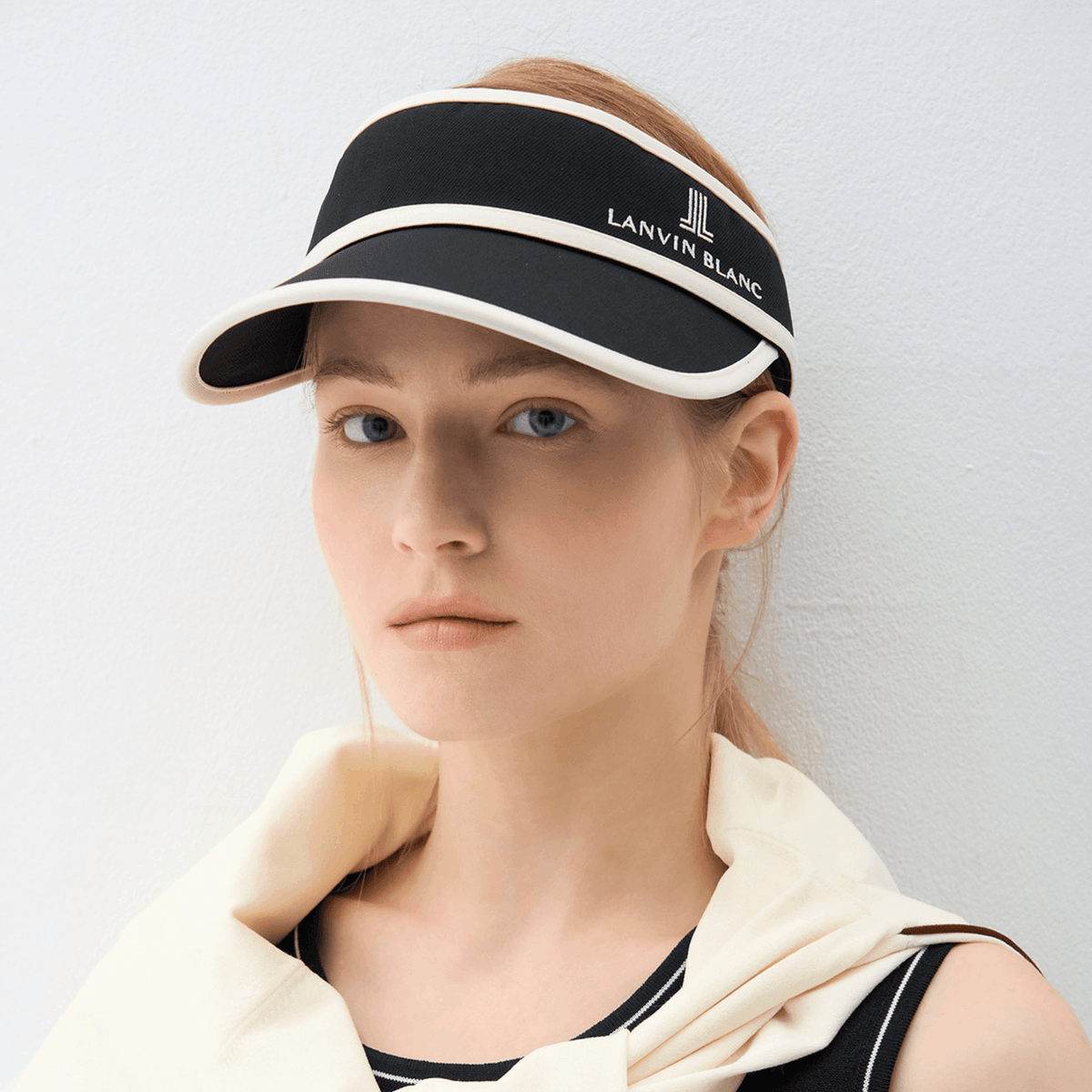 Women's Logo Visor - Black - Erthe Golf
