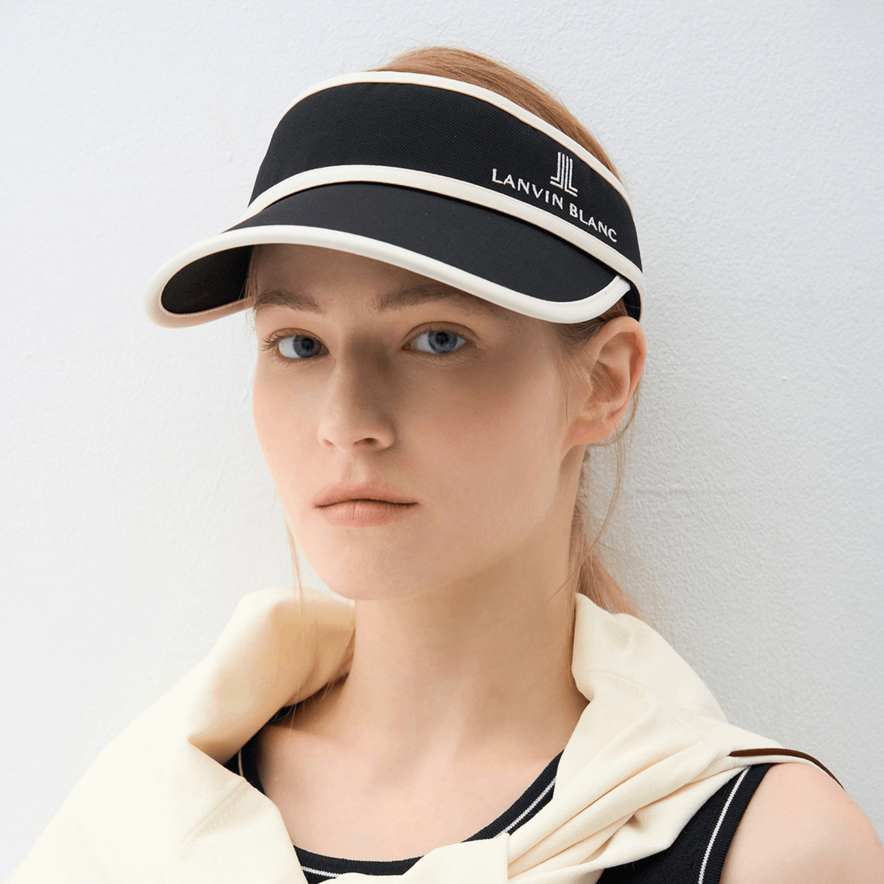 Women's Logo Visor - Black - Erthe Golf