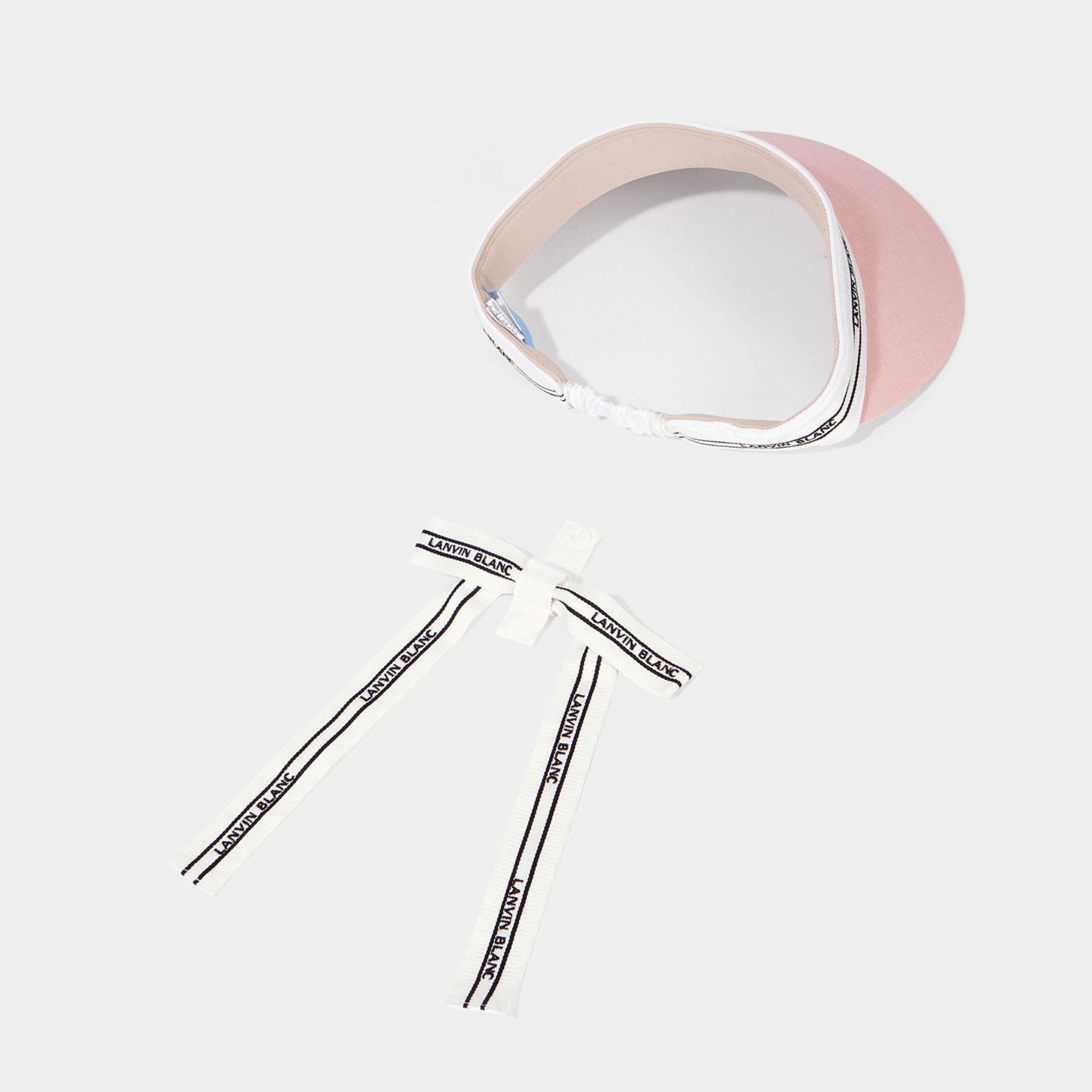 Women's Detachable Ribbon Visor - Light Pink - Erthe Golf