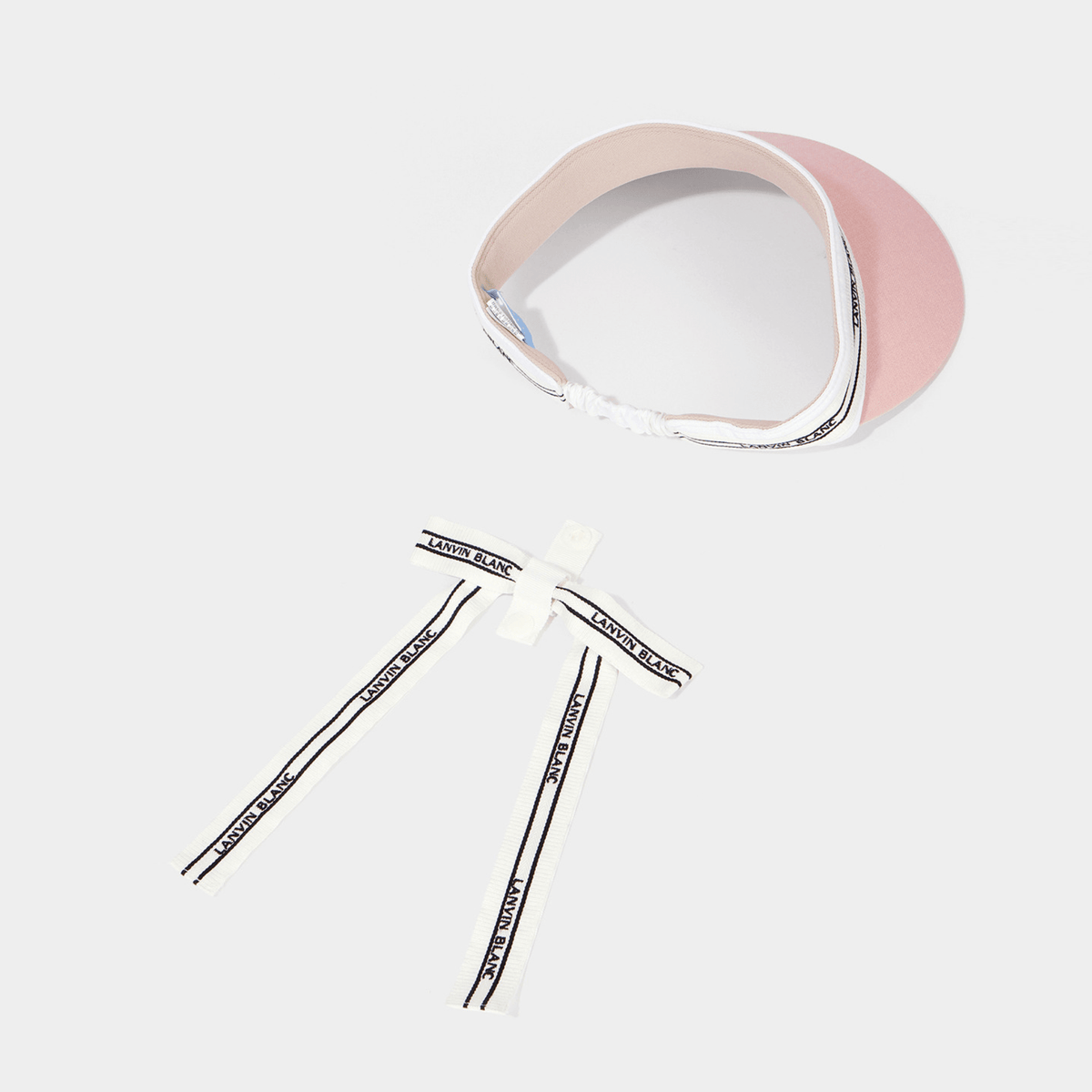 Women's Detachable Ribbon Visor - Light Pink - Erthe Golf
