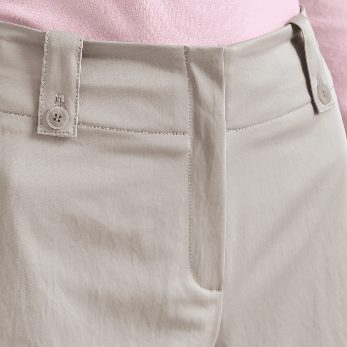 Women's Back - Banding Shorts - Warm Grey - Erthe Golf