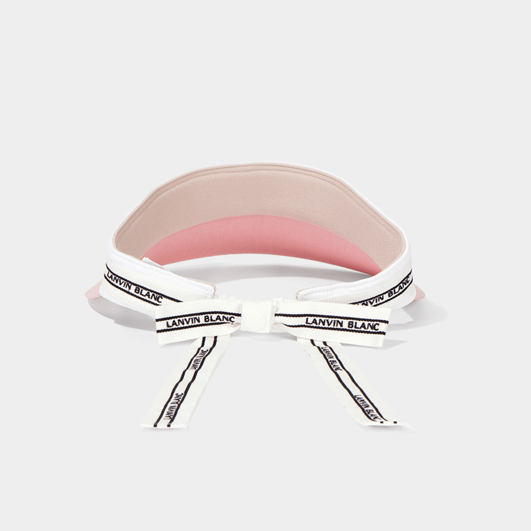 Women's Detachable Ribbon Visor - Light Pink - Erthe Golf