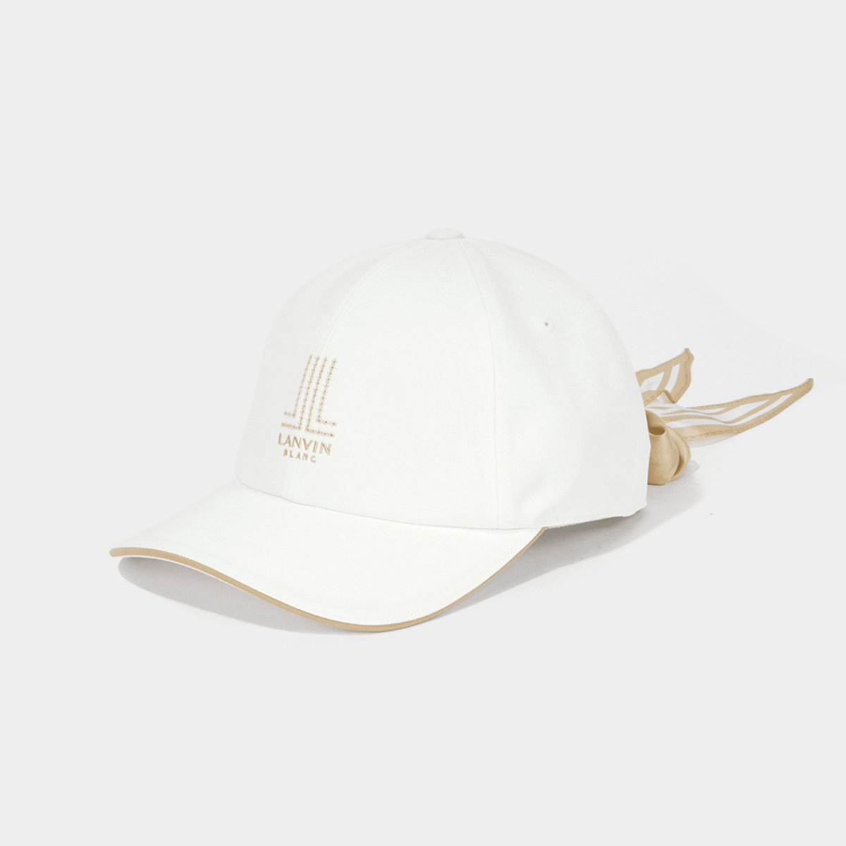 Women's Logo Cap & Scarf - Off White - Erthe Golf