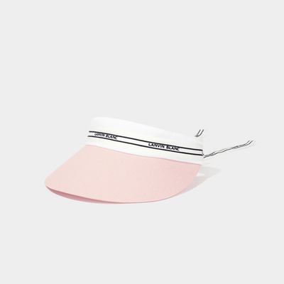 Women's Detachable Ribbon Visor - Light Pink - Erthe Golf