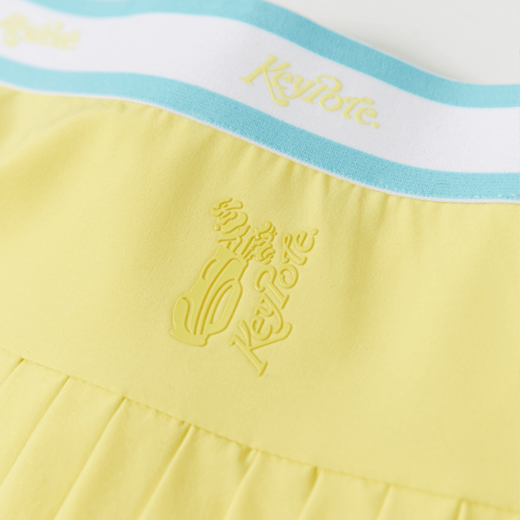 Women's Pleated Skirt - Yellow - Erthe Golf