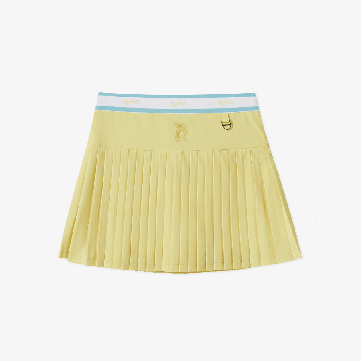 Women's Pleated Skirt - Yellow - Erthe Golf