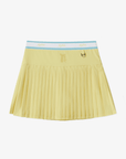 Women's Pleated Skirt - Yellow - Erthe Golf