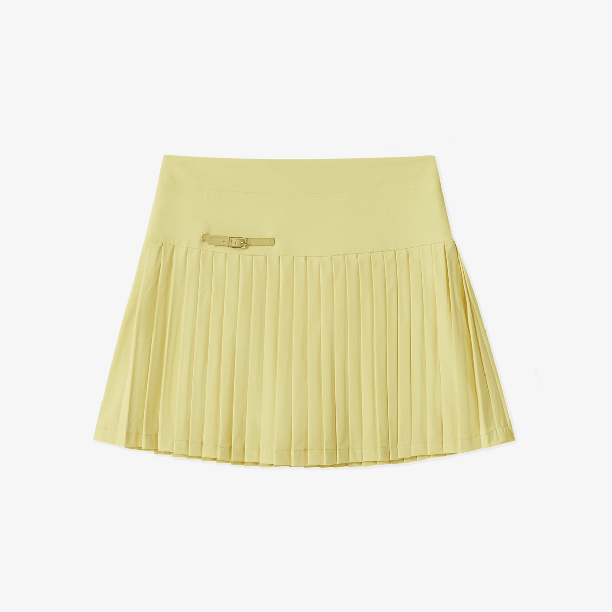 Women's Pleated Skirt - Yellow - Erthe Golf