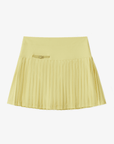 Women's Pleated Skirt - Yellow - Erthe Golf