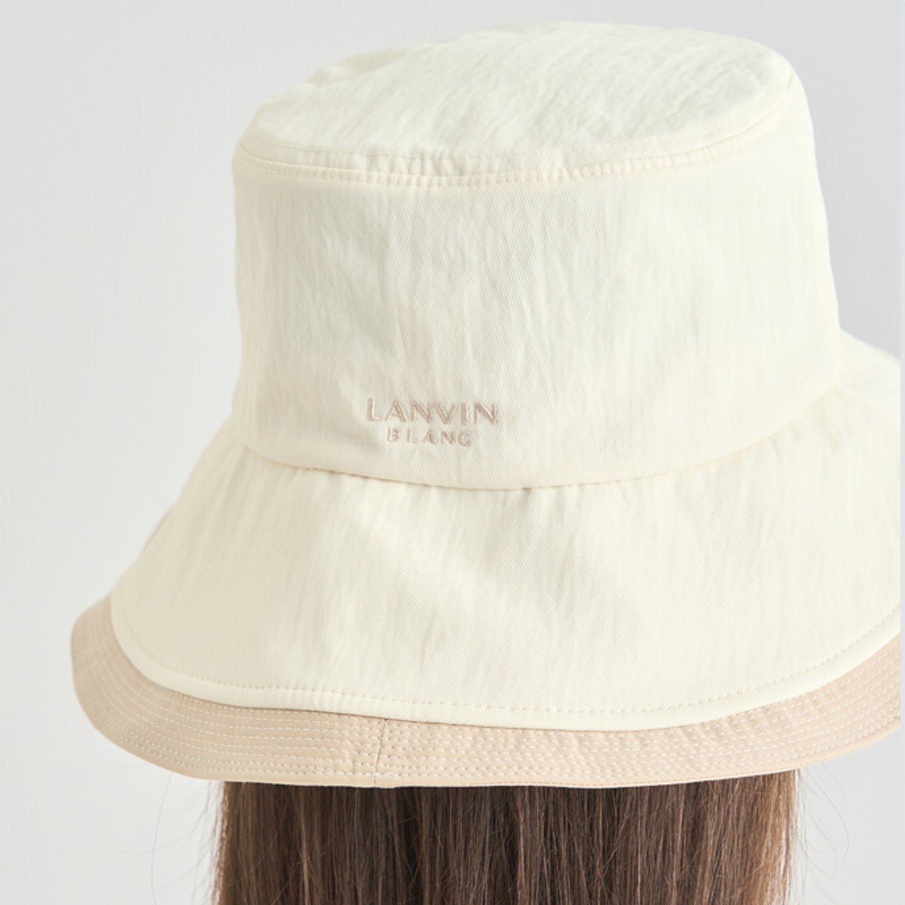 Tie - Strap Bucket Hat - Cream - Erthe Golf