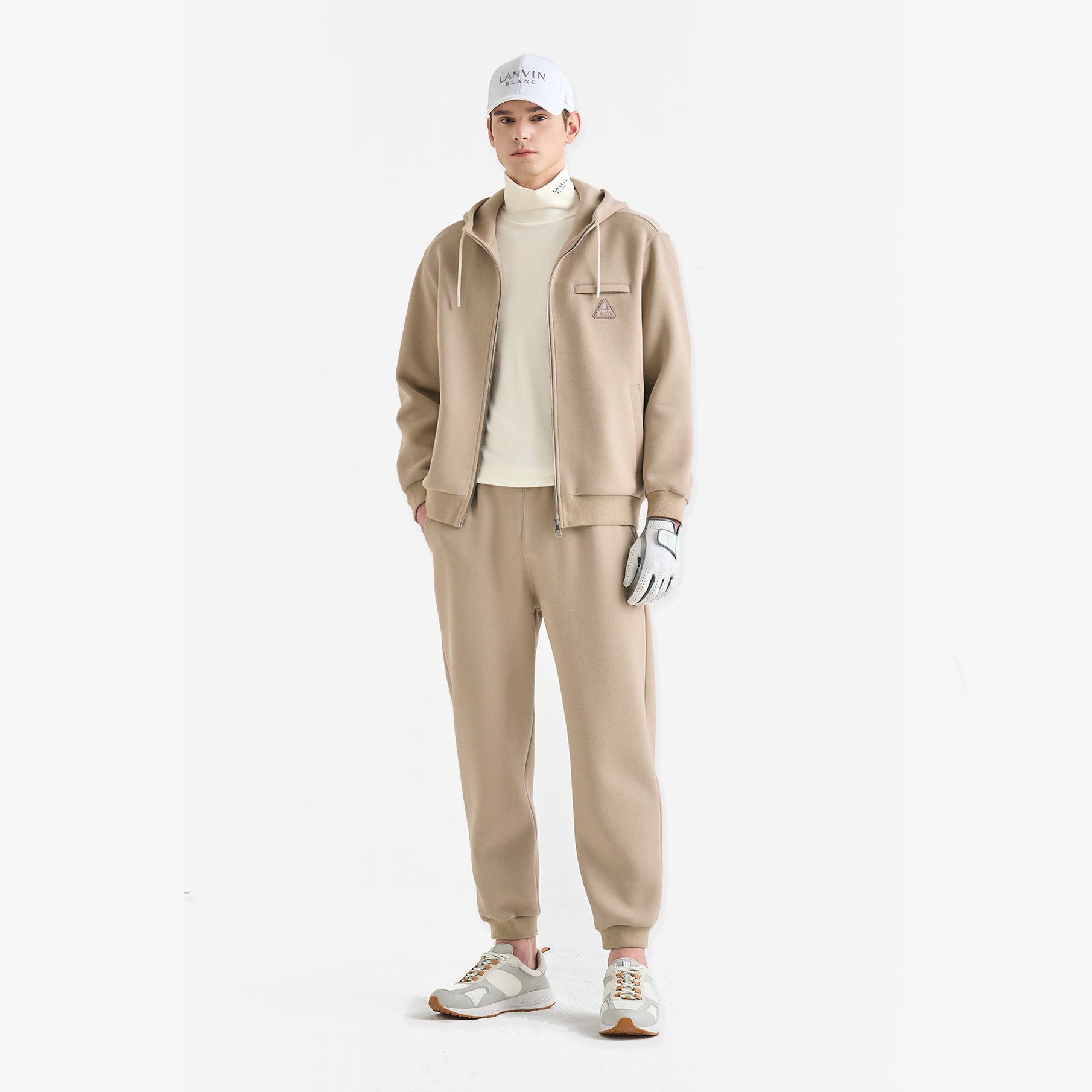 Men's Jogger Pants - Sepia Beige - Erthe Golf
