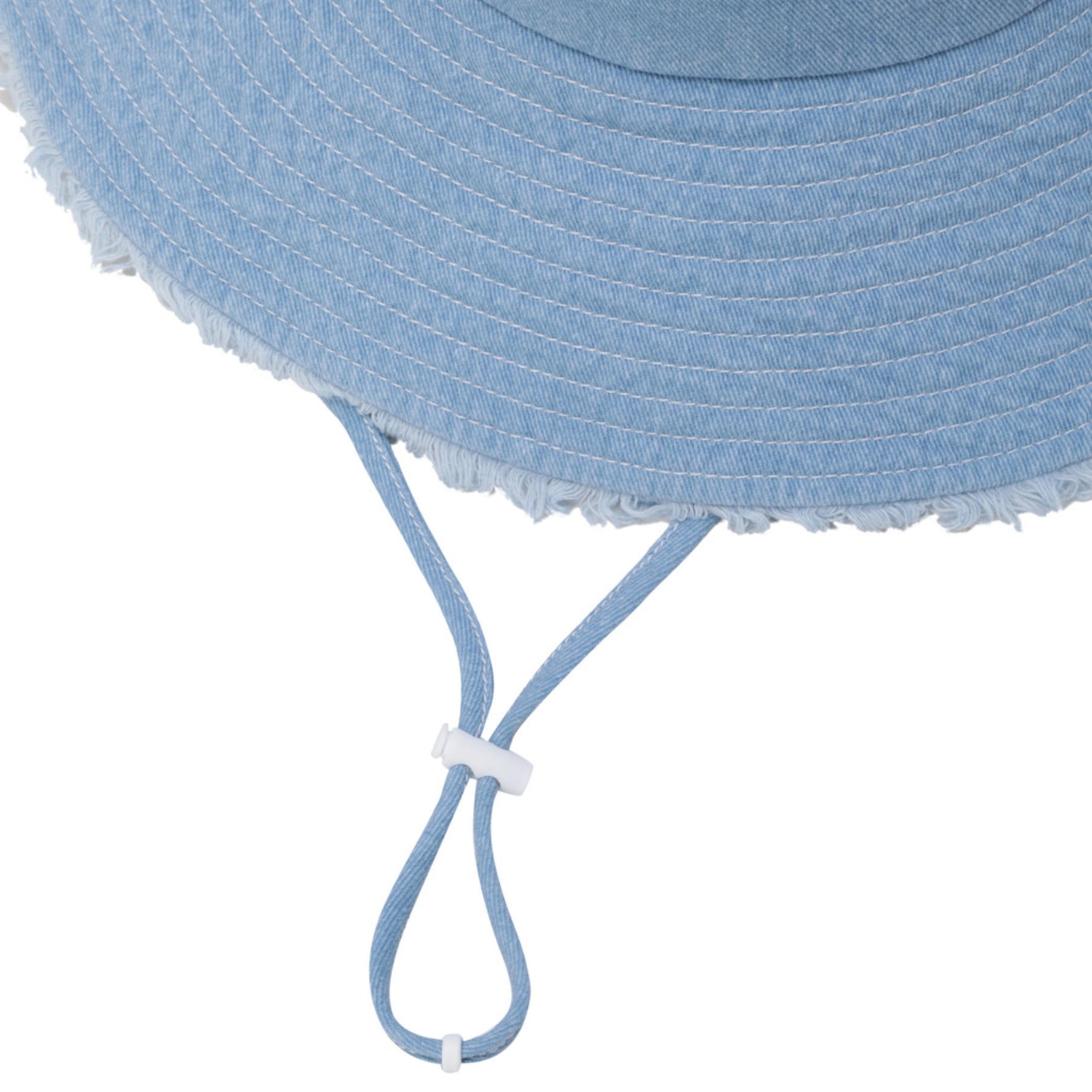 Women's Distressed Bucket Hat - Blue - Erthe Golf