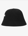 Knit Bucket Hat - Black - Erthe Golf