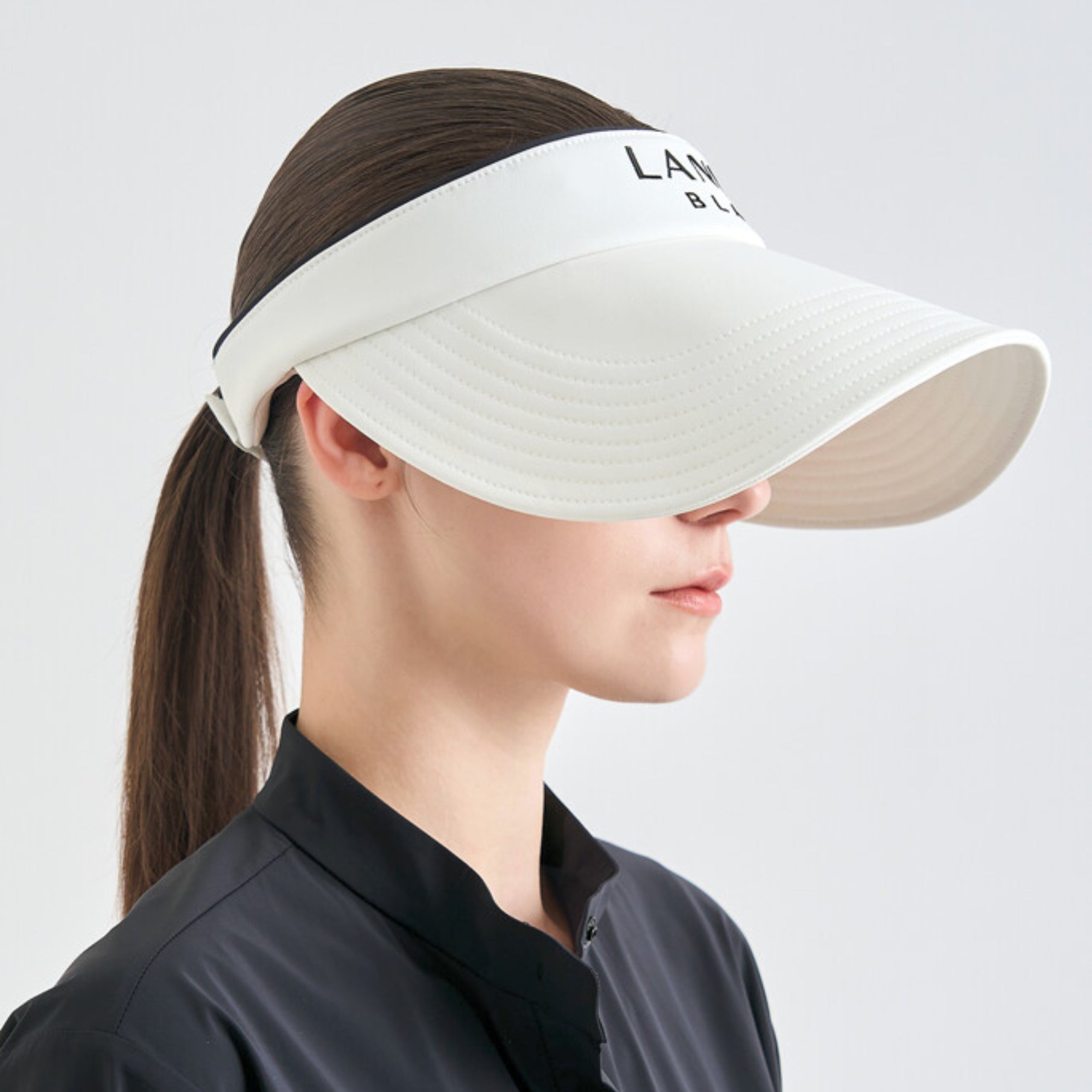Wide - Brim Sun Visor - Off White - Erthe Golf
